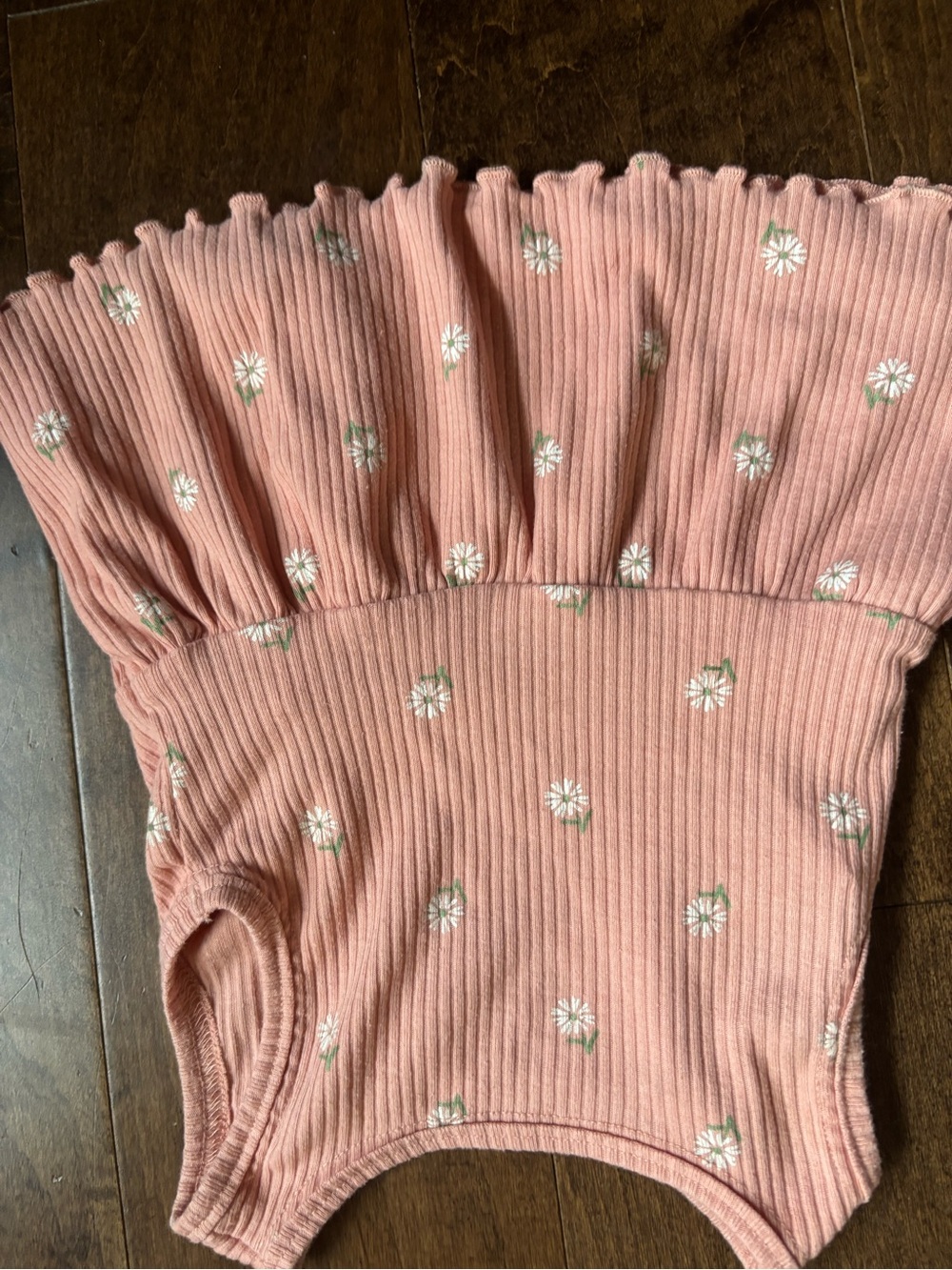 Carter's Pink Ribbed Daisy Two-Piece Set - Picture 6 of 6